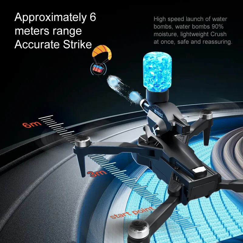 K11MAX Drone with Water Bombs  - مراجعة Drone Gimbal Mount وسعره