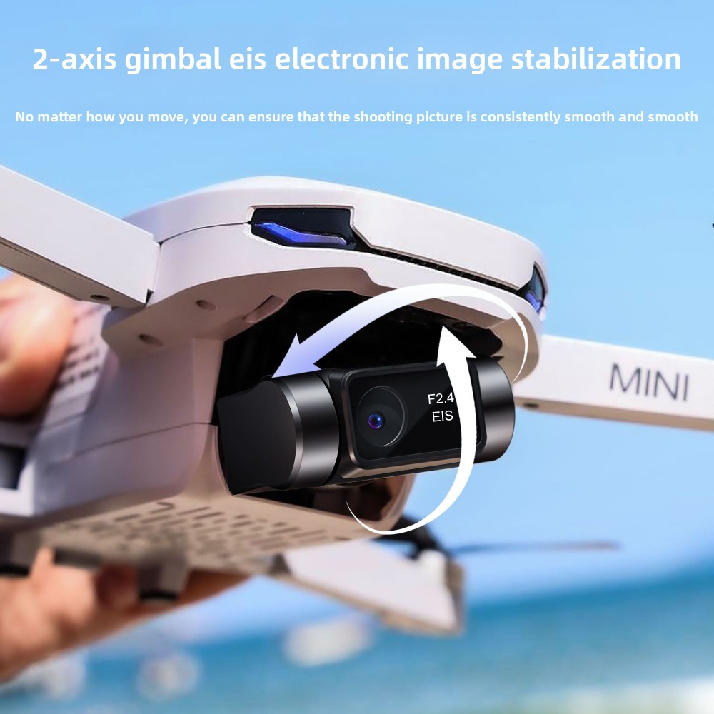 Global MiniX Drone! 4K UHD & a - مراجعة Drone Gimbal Mount وسعره