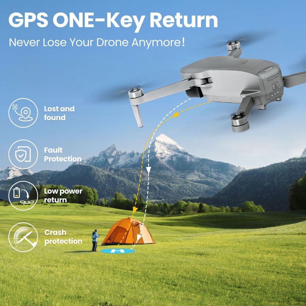 Global MiniX Drone! 4K UHD & a - مراجعة Drone Gimbal Mount وسعره
