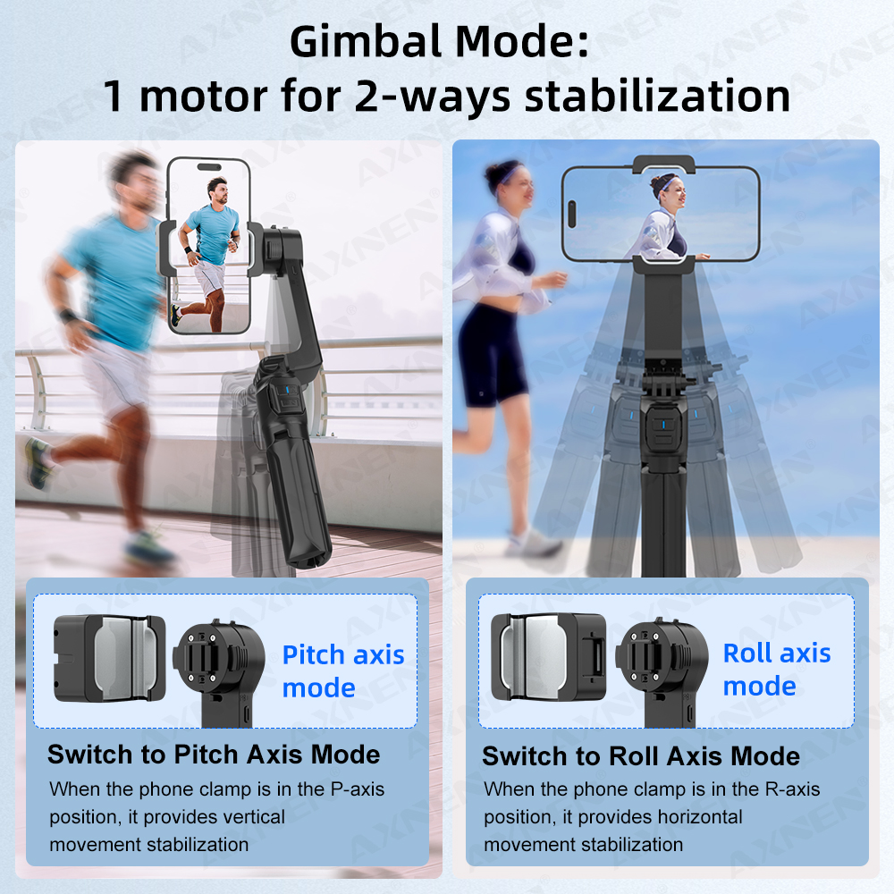 AXNEN HQ2-SE Smartphone Gimbal - مراجعة Drone Gimbal For Gopro وسعره