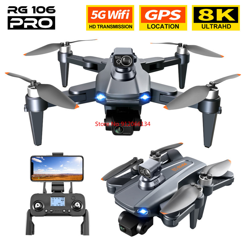 8K ESC Camera GPS Obstacle Avo - مراجعة Drone Gimbal 3 Axis وسعره
