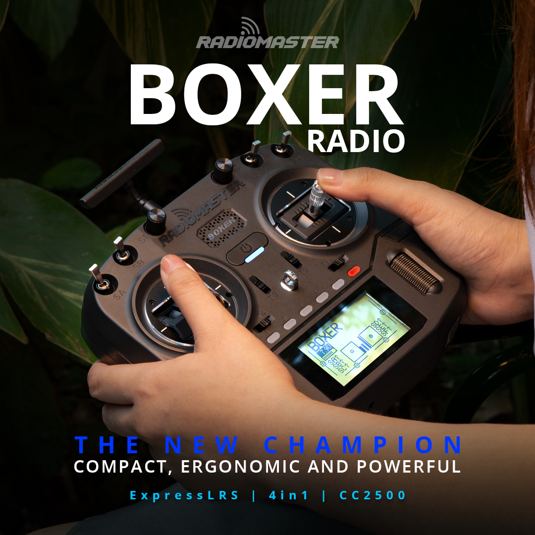 RadioMaster Boxer  2.4G 16ch H - مراجعة Drone Gimbal Controller وسعره