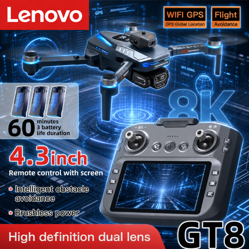 Lenovo GT8 8K Drone Profession - مراجعة Drone Gimbal 2 Axis وسعره