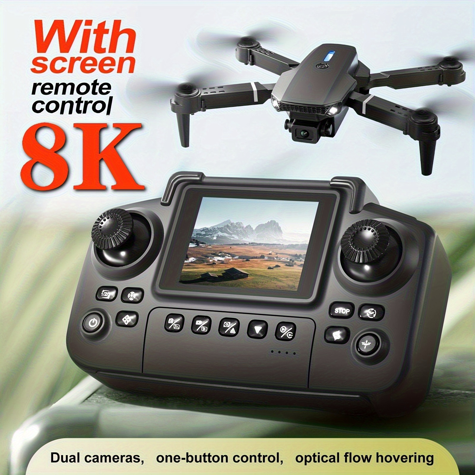 The 2026 upgraded E88 PRO MAX  - مراجعة Drone Gimbal Brushless وسعره