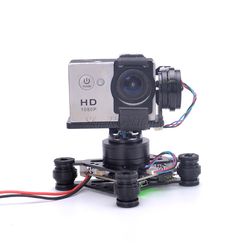 Lightweight 2-Axis / 3-Axis Br - مراجعة Drone Gimbal For Gopro Hero وسعره