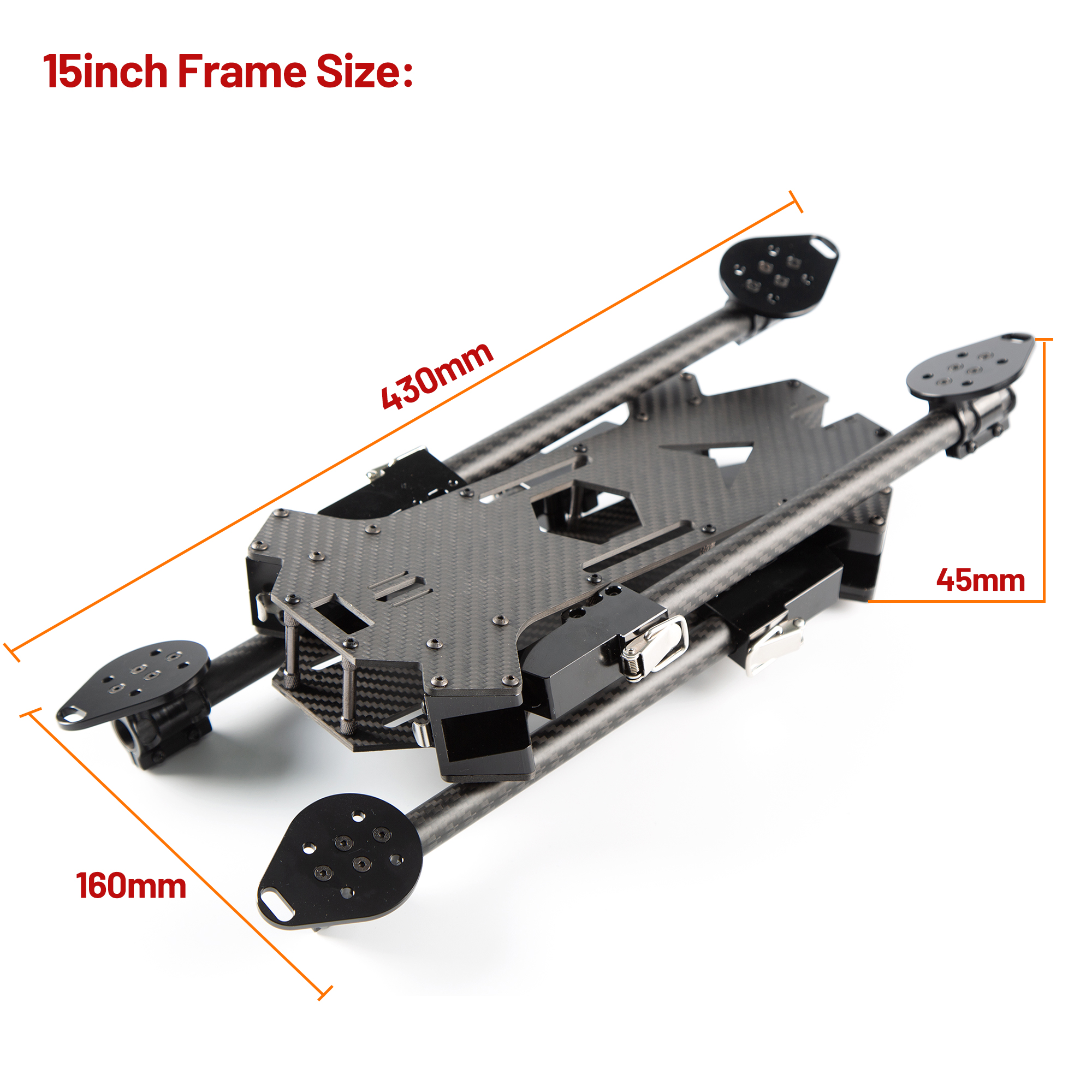 15inch /17inch FPV Carbon Fibe - مراجعة Drone Gimbal Controller وسعره