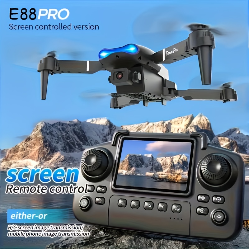 2026 New E88 MAX & E99 PRO Fol - مراجعة Drone Gimbal Brushless وسعره
