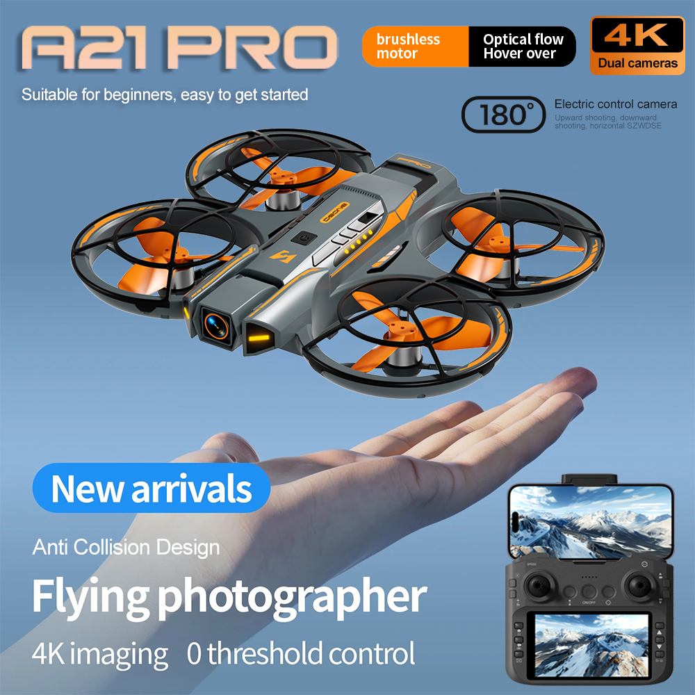 New A21 Drone 8K Professional  - مراجعة Drone Gimbal Brushless وسعره