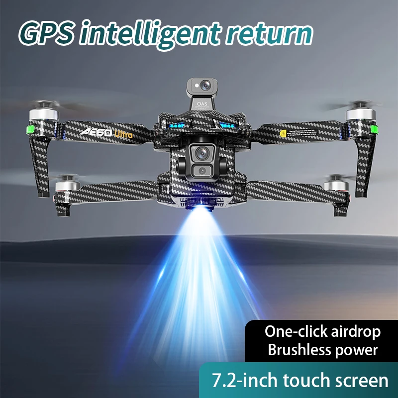 2025 AE60 URTLA GPS Drone 8K C - مراجعة Drone Gimbal Mount وسعره