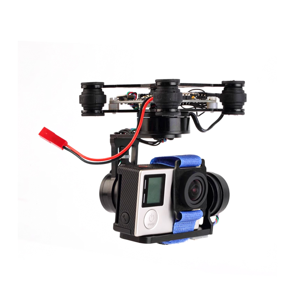 Brushless yuntai 2 Axis/ 3 Axi - مراجعة Drone Gimbal For Gopro وسعره