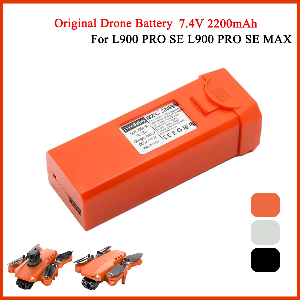 Battery L900 PRO SE Max Drone  - مراجعة Drone Gimbal 2 Axis وسعره