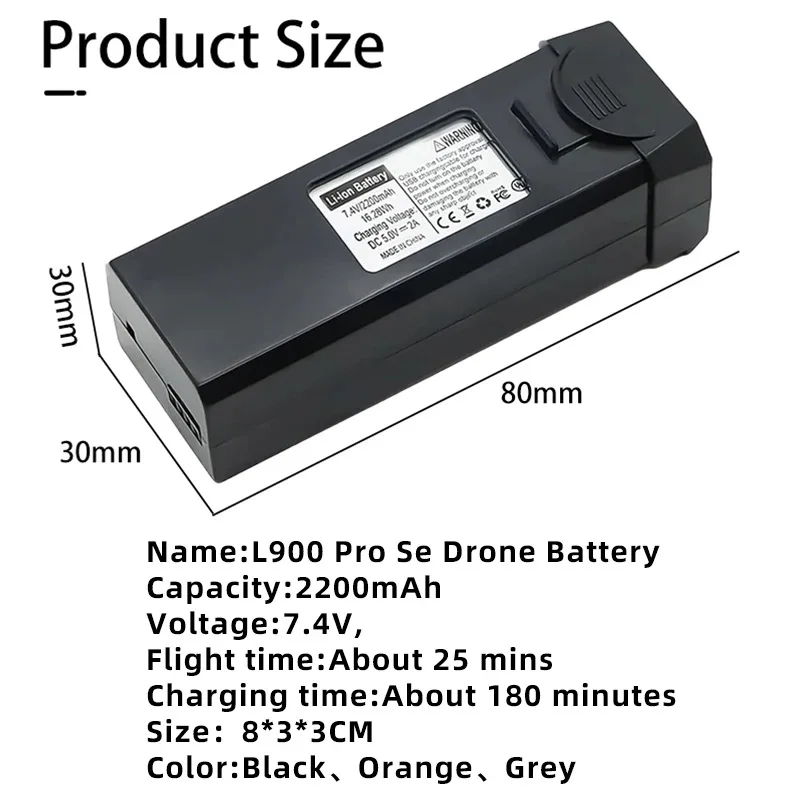 Battery L900 PRO SE Max Drone  - مراجعة Drone Gimbal 2 Axis وسعره