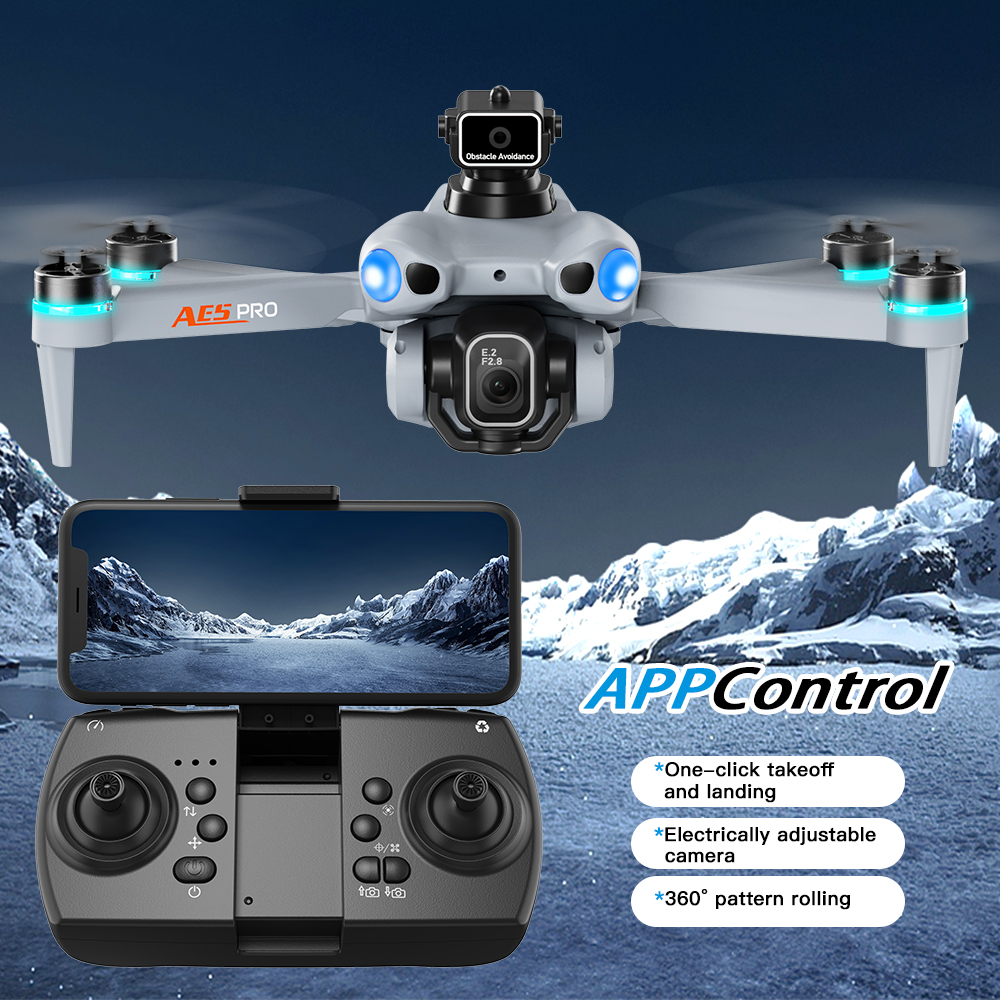2026 New AE5 Pro Drone 8K HD 4 - مراجعة Drone Gimbal 2 Axis وسعره