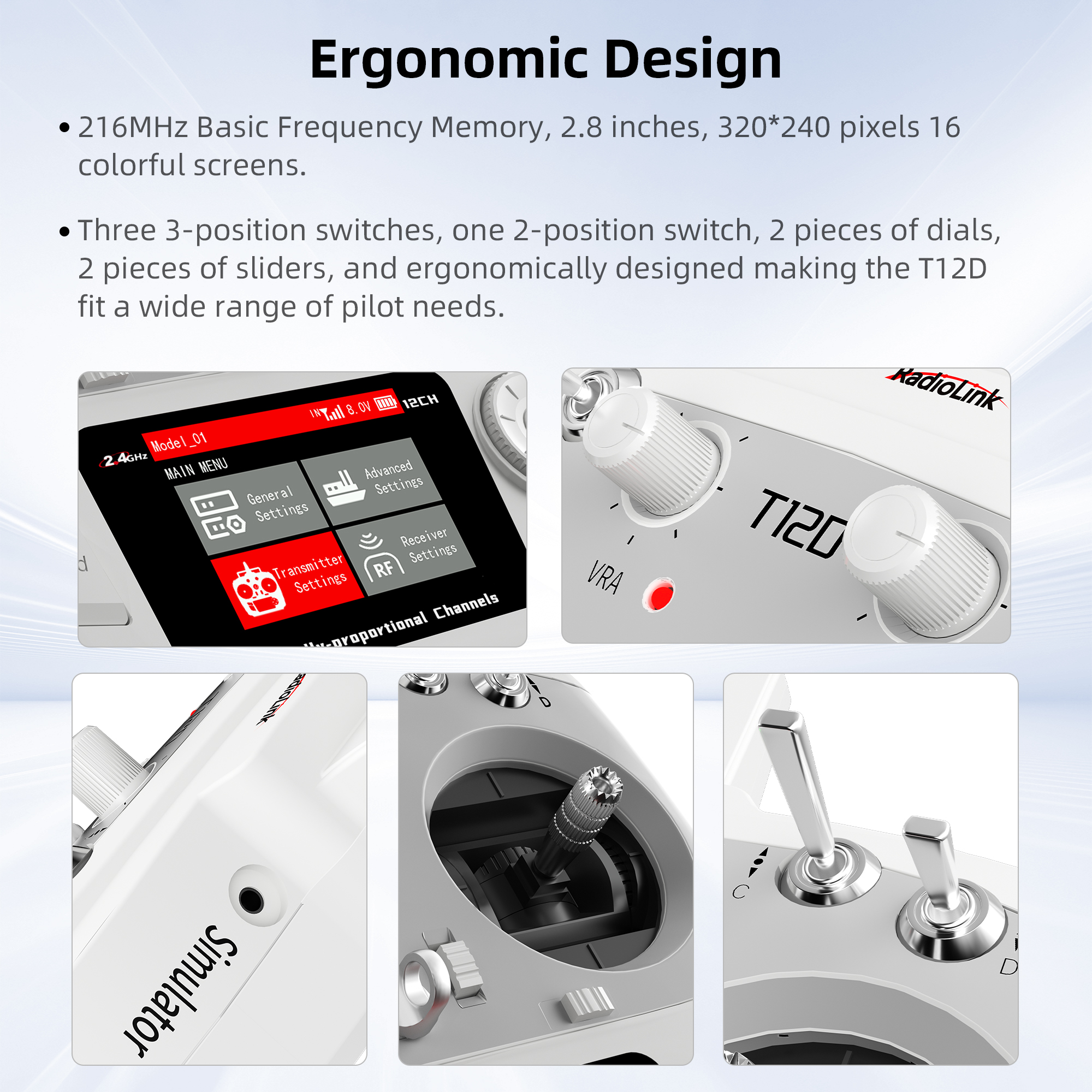Radiolink T12D ELRS 12 Channel - مراجعة Drone Gimbal Controller وسعره