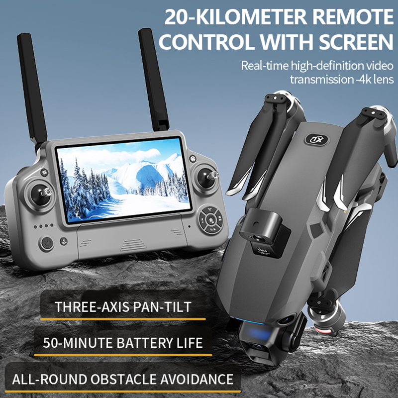 2026 New 8K Dual Camera Drone  - مراجعة Drone Gimbal 3 Axis وسعره