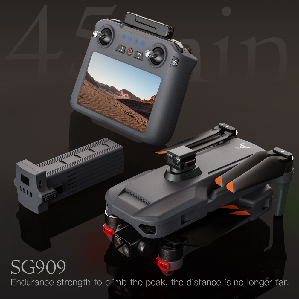 Teeggi SG909 MAX GPS Drone Wit - مراجعة Drone Gimbal 3 Axis وسعره