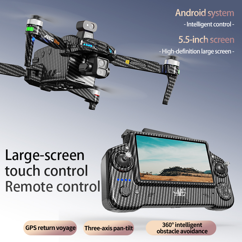 AE60 GPS Drone Professional 8K - مراجعة Drone Gimbal 3 Axis وسعره