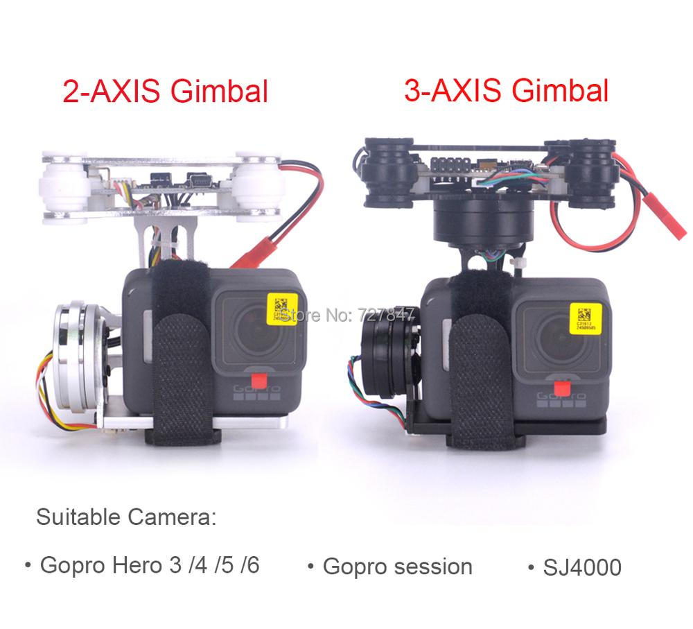 RTF FPV 3-AXIS / Lightweight 2 - مراجعة Drone Gimbal For Gopro Hero وسعره