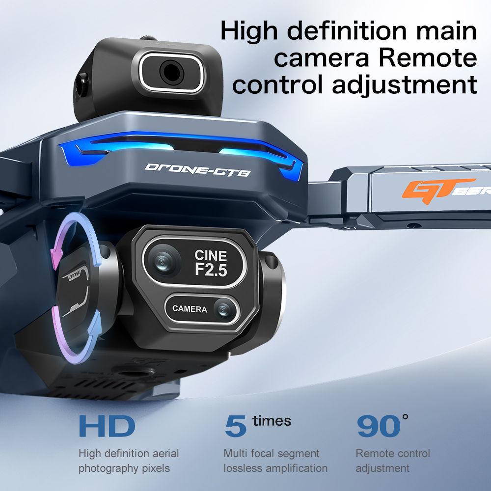 2026 New GT8 Drone GPS 8K Prof - مراجعة Drone Gimbal 2 Axis وسعره