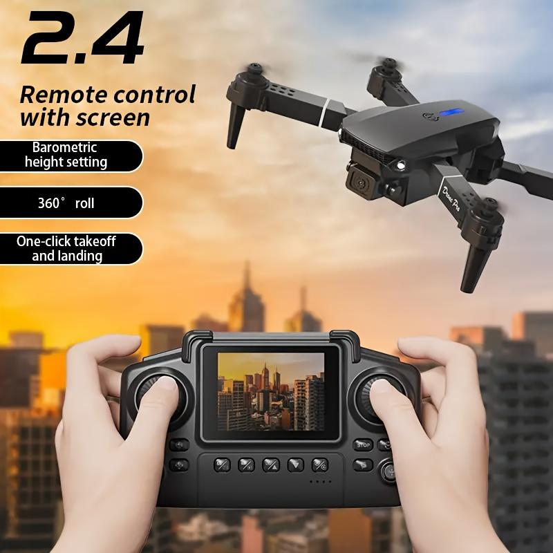 E88PRO Screen Controlled Versi - مراجعة Drone Gimbal Brushless وسعره