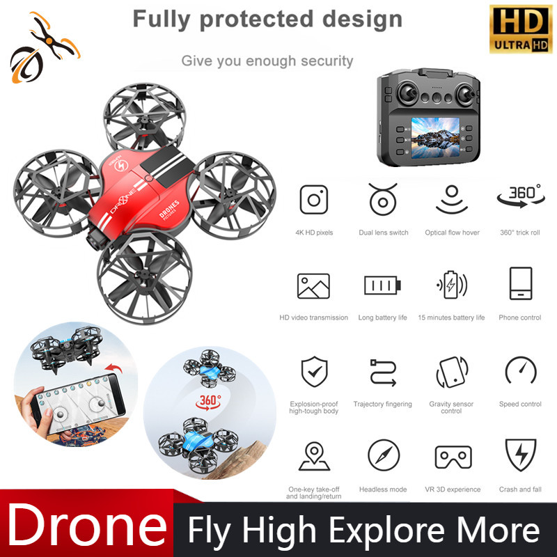 NEW Mini Drone 812PRO professi - مراجعة Drone Gimbal 2 Axis وسعره