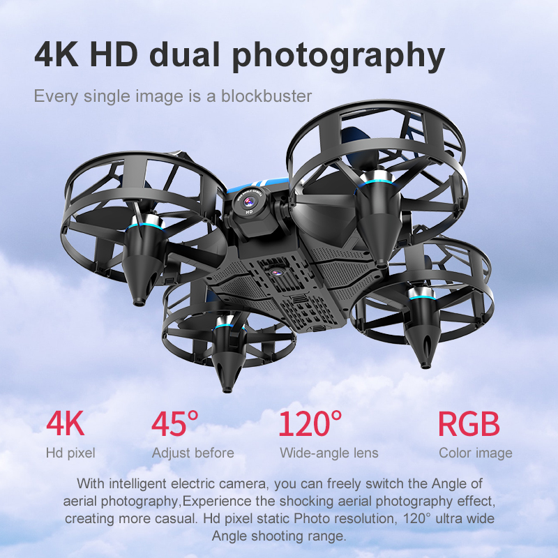 NEW Mini Drone 812PRO professi - مراجعة Drone Gimbal 2 Axis وسعره