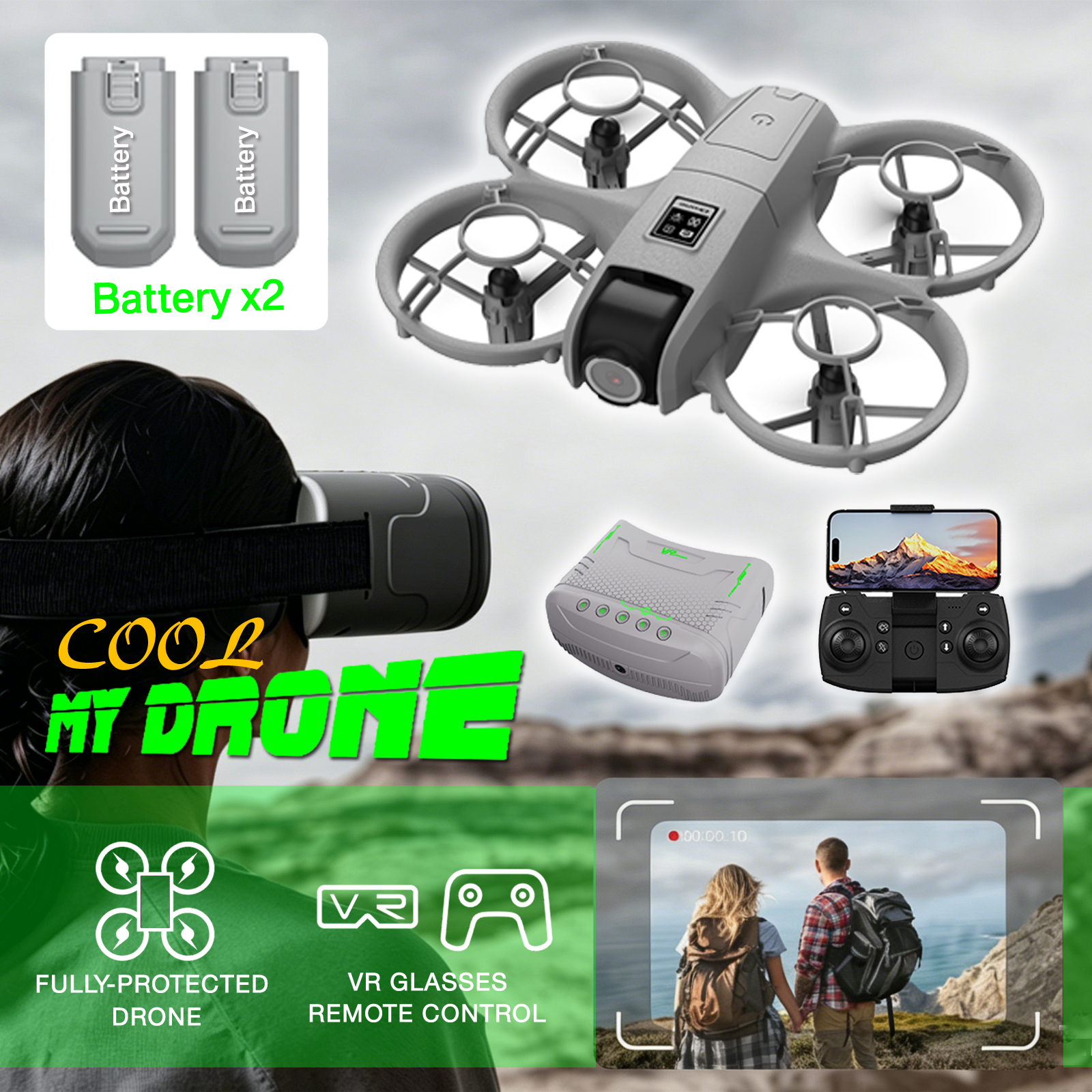 Mini Drone That Is Easy For Be - مراجعة Drone Gimbal 2 Axis وسعره