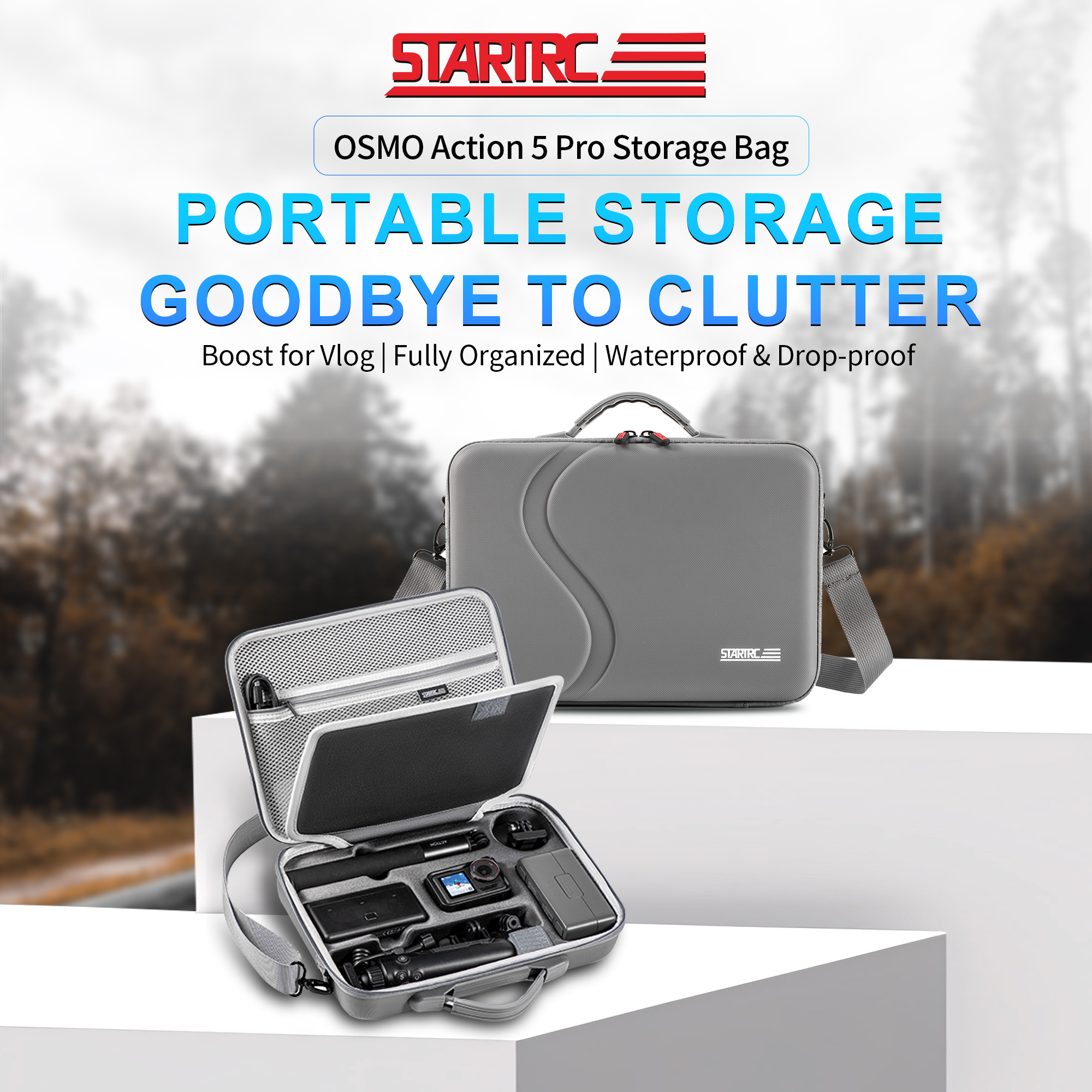 Action 5 Pro Carrying Case, Po - مراجعة Drone Gimbal Case وسعره